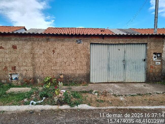Casa com 48,36m² de área privativa - localizado no endereço: , girassol residencial - cocalzinho de goias/go