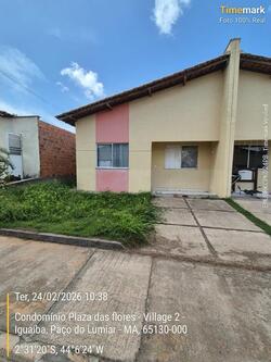 Foto de Casa - Área privativa: 44,89 m²Com 2 qt(s), 1 Banheiro(s), - Localizado(a): RUA INTERNA A, N. SN, QD 02 LT 29, , COND PLAZA DAS FLORES VILLAGE 2 - PACO DO LUMIAR/MA - CEP: 65130000 - N° IPTU: 10565124303250000 - MATRÍCULA: 47953 - OFICIO: 1
