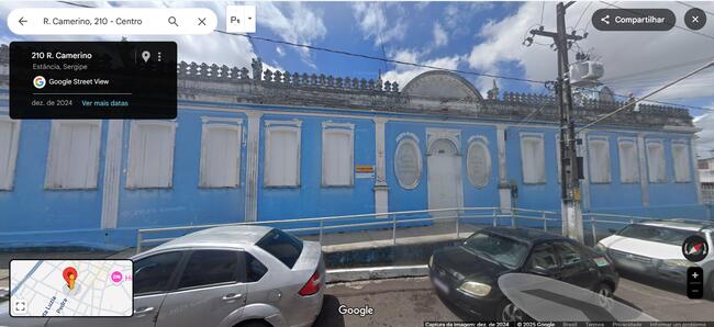 ESTÂNCIA/SE Um imóvel situado na Rua Camerino, no. 210 - Centro