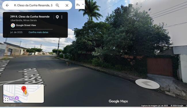 IMÓVEL NA Rua Cleso da Cunha Resende, 300, Bairro Tocantins, designado por lote nº 06 da quadra nº 21.
