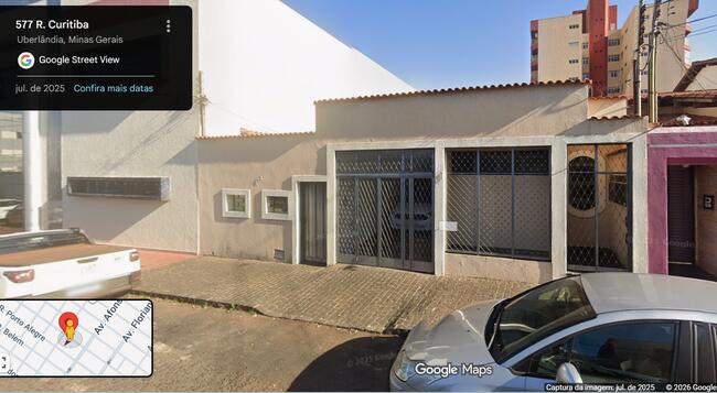 IMÓVEL À RUA CURITIBA Nº 577 COM TODAS BENFEITORIAS EXISTENTES -  8ª VARA CÍVEL UBERLÂNDIA/MG - PROCESSO 0329189-87.2013.8.13.0702