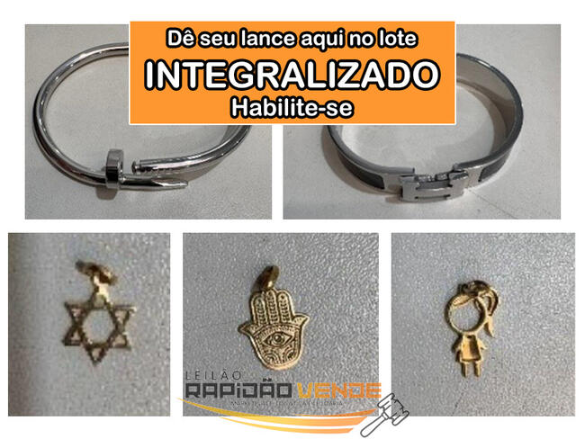 ******* LEILÃO 1962-1 ******* 3ª V.CRIMINAL DE PALMAS-TO. JOIAS EM OURO AMARELO E BRANCO - CARTIER E HERMES  ### GEMAS E PINGENTES ### ANEIS, BRINCOS E CORDÕES ##PULSEIRAS, ELETRÔNICOS## SOM AUTOMOTIVO, COOKTOP FORNELLO, TÊNIS E DEMAIS **FIQUE ATENTO**