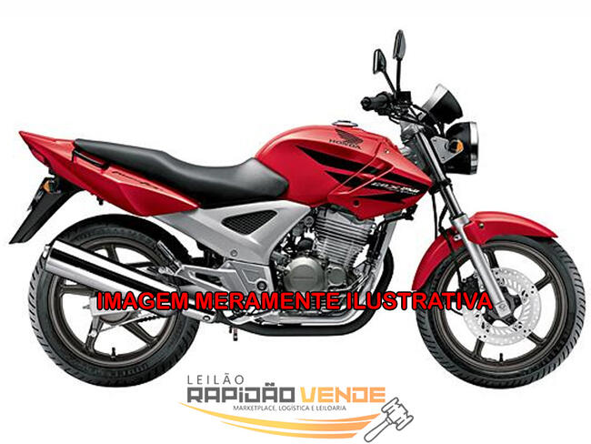 ******** LEILÃO 1966 ******** 1ª VARA CÍVEL GOIATINS-TO. MOTO HONDA CBX-250 TWISTER  ANO 2002 **PAGAMENTO PARCELADO** ENTRADA DE 25% + 06 PARCELAS MENSAIS. **R$3.448,50 NO 2º LEILÃO**