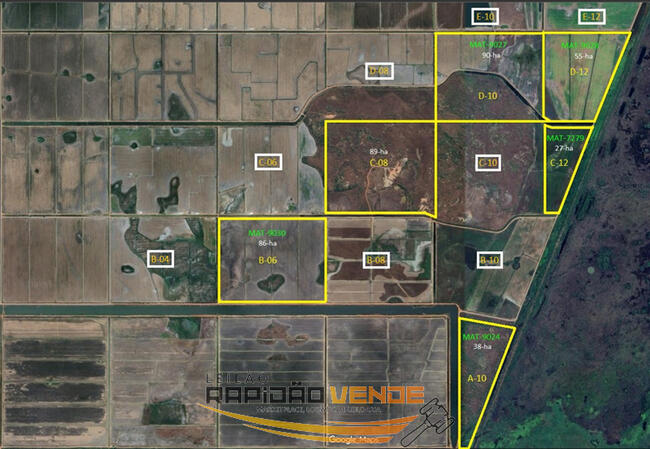******* LEILÃO 2357-6 *******   2ª ESCRIVÂNIA CÍVEL CÍVEL DE FORMOSO DO ARAGUAIA-TO. FAZENDA DENOMINADA MÓDULO C-12 DO PROJETO RIO FORMOSO PAGAMENTO PARCELADO ENTRADA DE 25% + 30 PARCELAS MENSAIS.  **CADASTRE-SE AGORA**