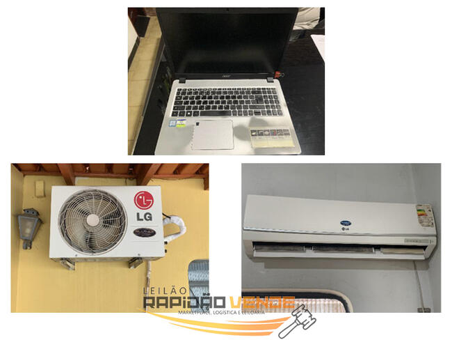 ******** LEILÃO 1969 ******** 1ª VARA DO TRABALHO DE ARAGUAÍNA-TOCANTINS/TO. 01 NOTEBOOK E 02 AR SPLIT LOCALIZADOS NO MUNICÍPIO DE ARAGUAÍNA/TO. ***PAGAMENTO À VISTA***  NÃO PERCA, CADASTRE-SE **R$3.000,00 NO 2º LEILÃO**