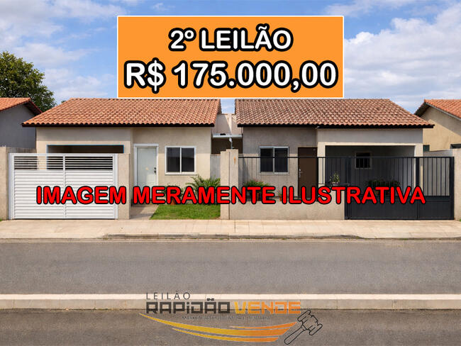 ******** LEILÃO 1972 ******** 1ª VARA CÍVEL DE GUARAÍ-TO. 02 (DUAS) CASAS EM PALMAS **PAGAMENTO PARCELADO** ENTRADA DE 25% + 30 PARCELAS MENSAIS. *R$175.000,00 NO 2º LEILÃO*