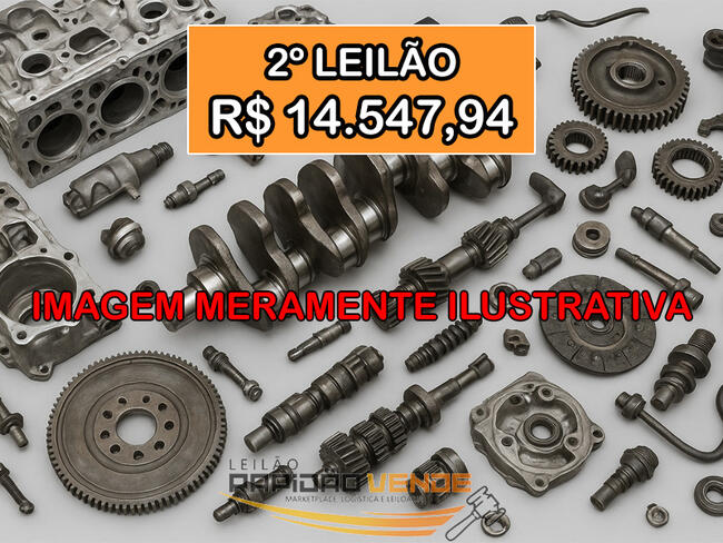 ******** LEILÃO 1976 ******** VARA DE RECUP. JUDICIAIS, FALÊNCIAS, PRECATÓRIAS DA FAZ. PÚBLICA DE ARAGUAÍNA. *****AUTO PEÇAS***** LOCALIZADAS NO MUNICIPIO DE ARAGUAÍNA-TO **PAGAMENTO Á VISTA**  *R$14.532,41  NO 2º LEILÃO*