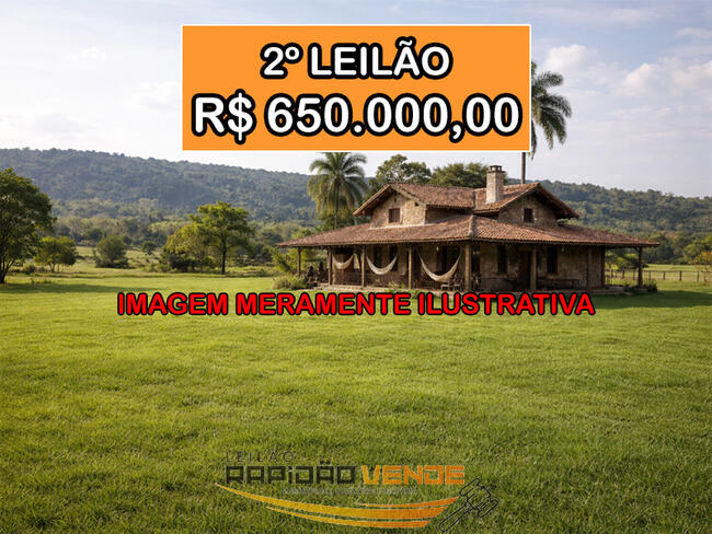 ******** LEILÃO 1982 ******** 1ª ESCRIVANIA CÍVEL DE WANDERLÂNDIA-TO. *****LINDA CHÁCARA***** LOCALIZAÇÃO DARCNÓPOLIS/TO. **PAGAMENTO PARCELADO** *R$ 650.000,00 NO 2º LEILÃO*
