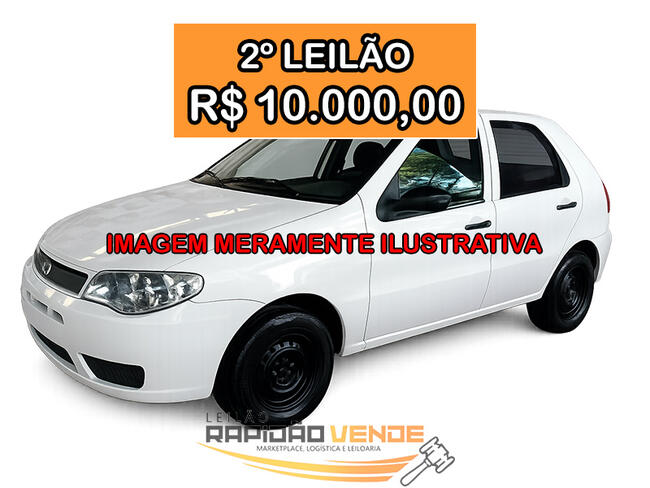******* LEILÃO 2374-2 ******* 1º V.CÍVEL FAL. RECUP GURUPI.  PÁLIO FIRE ECONOMY - 2009. LOCALIZADO NO MUNICÍPIO DE GURUPI - TOCANTINS-TO. **PAGAMENTO PARCELADO** ENTRADA DE 25% + 15 PARCELAS MENSAIS. **R$10.000,00 NO 2º LEILÃO**