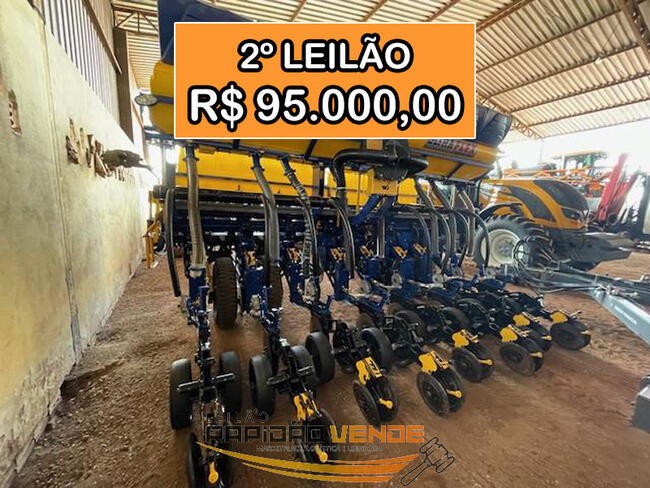 ******** LEILÃO 1989 ******** 1ª ESCR. CÍVEL GOIATINS-TO. PLANTADEIRA E ADUBADEIRA TATU FLEX SUP S-0116 **PAGAMENTO À VISTA** **R$95.000,00 NO 2º LEILÃO**