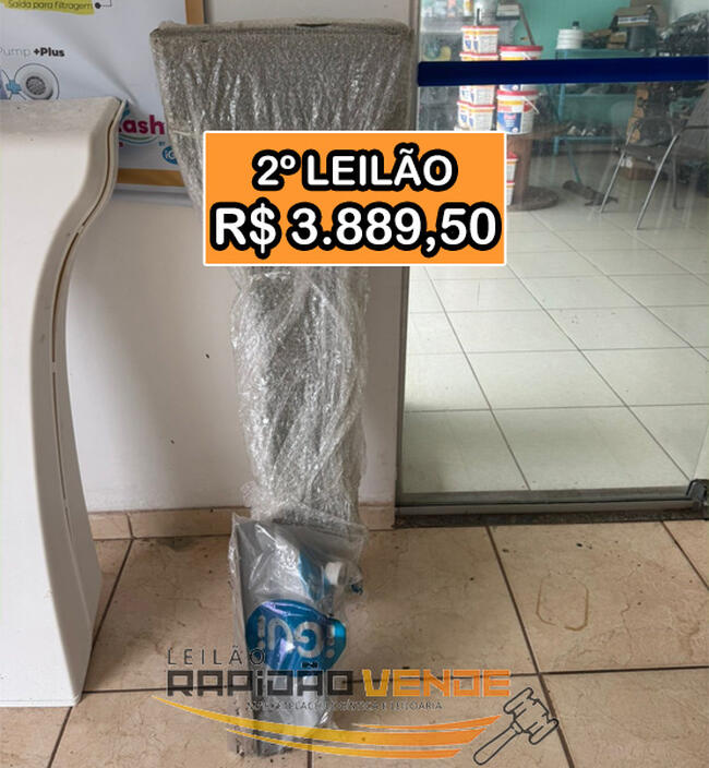 ******** LEILÃO 2378 ******** JUST. DO TRAB. DE GURUPI-TO. 06 CASCATAS DE PISCINA E 15 KITS DE ASPIRAÇÃO. LOCALIZADOS EM GURUPI/TO. **PAGAMENTO À VISTA** *R$3.889,50 NO 2º LEILÃO*