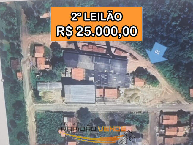 ******* LEILÃO 19112 ******* 2ª VARA DO TRAB. DE PALMAS. 02 LOTES RESIDENCIAIS. LOCALIZADOS NO MUNICÍPIO DE PARAÍSO DO TOCANTINS. **PAGAMENTO À VISTA **  **R$25.000,00 NO 2º LEILÃO**