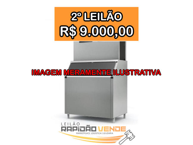 ******** LEILÃO 2391 ******** V. DO TRAB. DIANOPOLIS-TO. MÁQUINA DE FABRICAR GELO MARCA EVEREST - EGC-150MA **PAGAMENTO PARCELADO** ENTRADA DE 25% + 10 PARCELAS MENSAIS. **9.000,00 NO 2º LEILÃO**