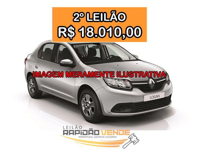 ****** LEILÃO 19130-2 ****** 1ª V. DE AUGUSTINÓPOLIS-TO. RENAULT LOGAN EXPRESSION 1.6R - 2014/15 COR PRATA. LOCALIZADA NO MUNICÍPIO DE AUGUSTINÓPOLIS-TO. **PAGAMENTO PARCELADO** ENTRADA DE 25% + 27 PARCELAS MENSAIS. **18.010,00 NO 2º LEILÃO**