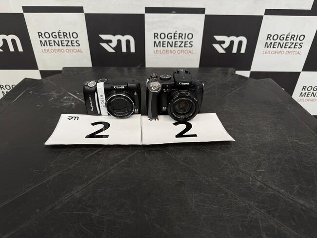 2 CÂMERAS FOTOGRÁFICAS CANON