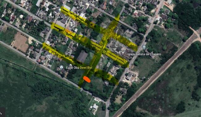 Lote Do Terreno 04 Da Quadra 138 Com 369,63m² Em Itaguaí, localizado em Itaguaí - RJ, bairro Chaperó