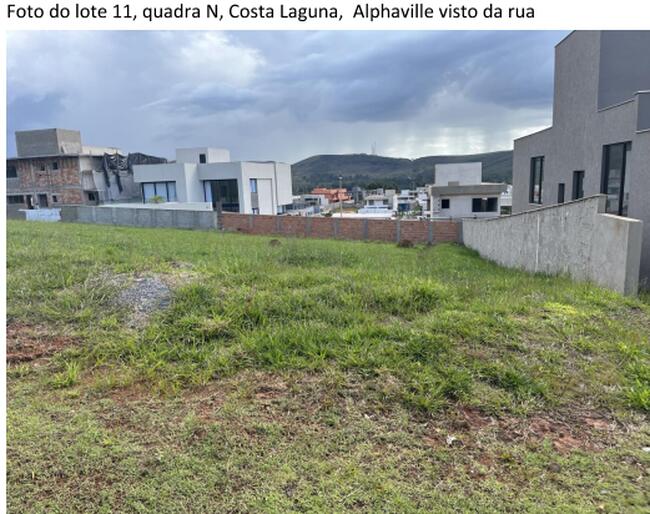 Fração Ideal De 50% Do Lote C/ 537,72 M² | Resid. Dos Rios | Alphaville Lagoa Dos Ingleses | Nova Lima , localizado em Nova Lima - MG