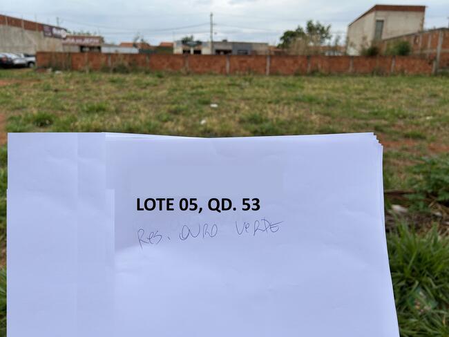 Lote N°. 05, Da Quadra 53, Ouro Verde, Área 240,00 M², Padre Bernardo - Goiás., localizado em Padre Bernardo - GO