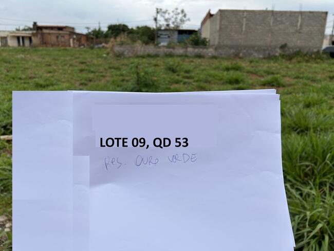 Lote N°. 09, Da Quadra 53, Ouro Verde, Área 240,00 M², Padre Bernardo - Goiás., localizado em Padre Bernardo - GO