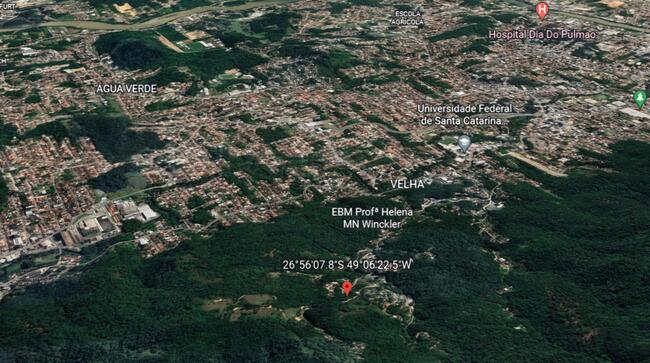 Terreno Área 1.308,12 M², Blumenau/sc, localizado em Blumenau - SC, bairro Bairro da Velha