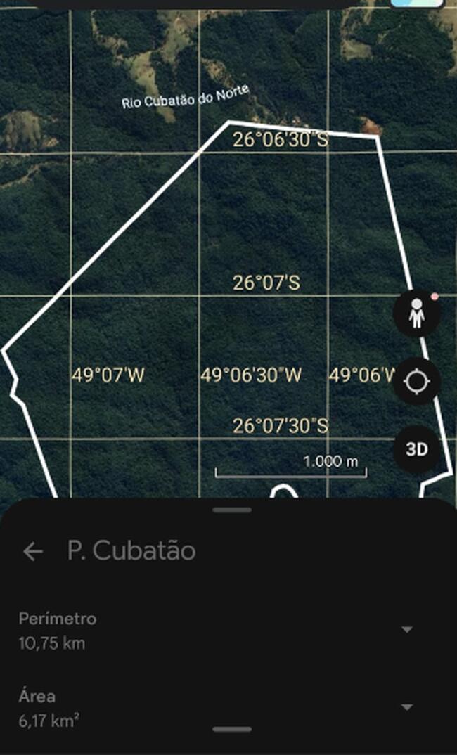 603,40 Ha Rio Vermelho Cubatão, Joinville/sc, localizado em Joinville - SC, bairro Serra Dona Francisca