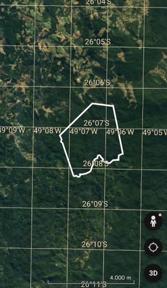 603,40 Ha Rio Vermelho Cubatão, Joinville/sc, localizado em Joinville - SC, bairro Serra Dona Francisca