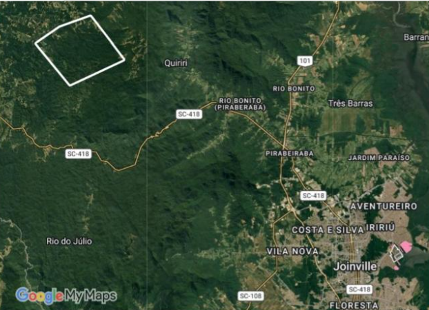 Imagem do imóvel 603,40 Ha Rio Vermelho Cubatão, Joinville/sc