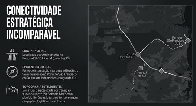 461,50 Ha Tasa Ii, Joinville/sc, localizado em Joinville - SC