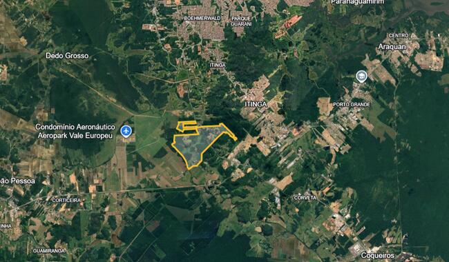 461,50 Ha Tasa Ii, Joinville/sc, localizado em Joinville - SC