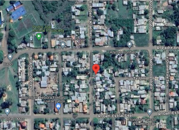 Terreno situado á Rua Roberto Kramer
