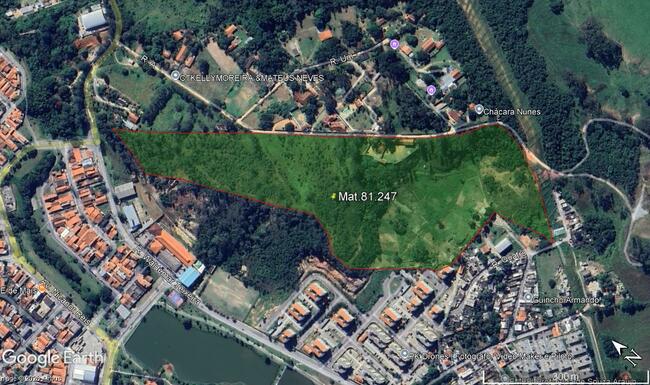 Área Rural - 12,07.50 Hectares ( 120.750 M²) – Jardim Pernambucana - São José Dos Campos Sp, localizado em São José Dos Campos - SP, bairro Pernambucana