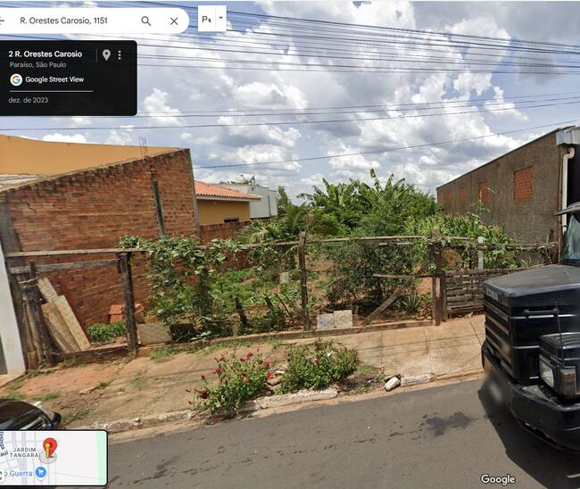 Rua "e", Lado Impar, Lote N.05, Da Quadra N.06, No Loteamento Denominado "jardim Tangará", localizado em Paraíso - SP