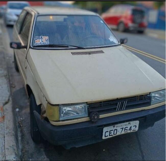 VEÍCULO FIAT/PREMIO CS 1.3 DE COR BEGE 1986/1986 BRAGANÇA PAULISTA/SP