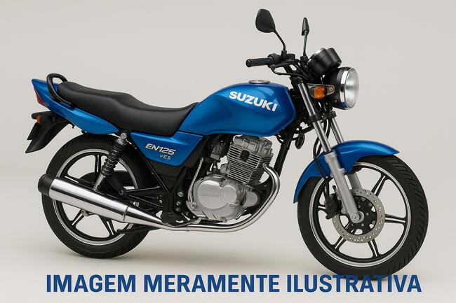 MOTOCICLETA ITA/SUZUKI  EN125 YES  AZUL 2007/2008 TAUBATÉ/SP