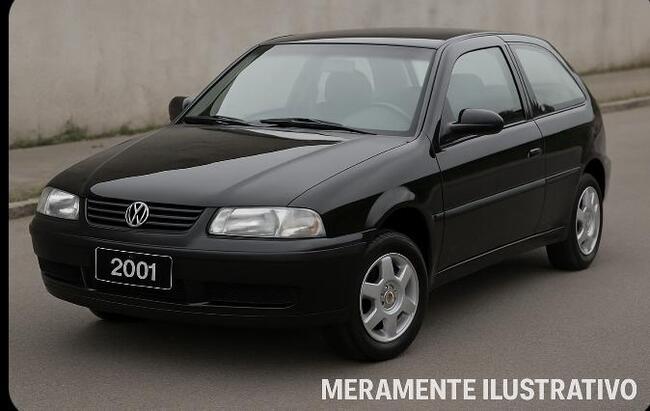 VEÍCULO VOLKSWAGEN GOL  ANO 2001 2 PORTAS COR PRETA  BEBEDOURO/SP