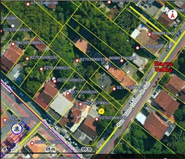 TERRENO 588 M²  A. T  E 386 M² A. C.  LOTEAMENTO BARRA VELHA  - ILHABELA/SP