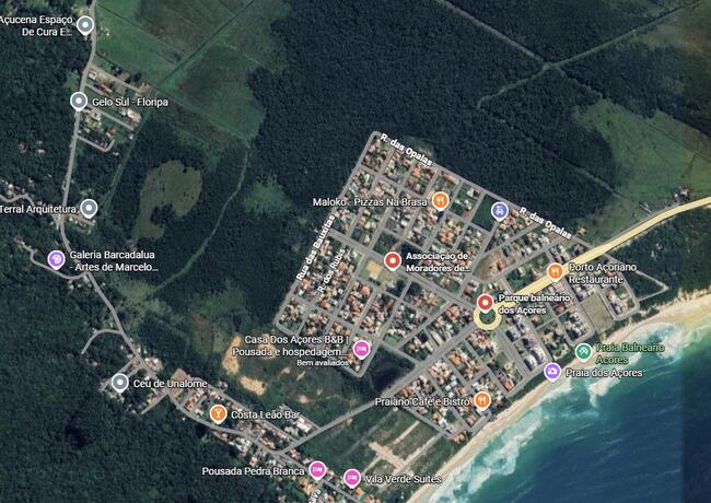 TERRENO ÁREA 147.071 M² BEM LOCALIZADO PRAIA DOS AÇORES  FLORIANÓPOLIS/SC