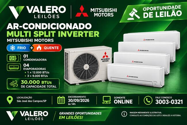 AR-CONDICIONADO SPLIT - INVERTER – MITSUBISHI MOTORS SÃO JOSÉ DOS CAMPOS/SP