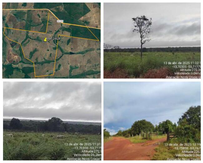 Nova crixás-go --- fazenda são benedito/santa ursula