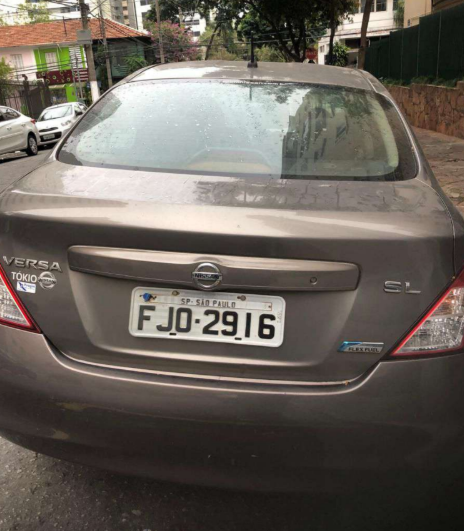 Veículo - Nissan Versa, Aclimação/SP