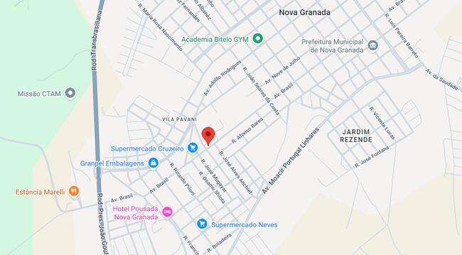 Área Externa 459,00m² - Nova Granada/SP