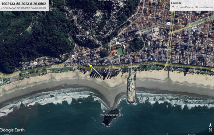 Apartamento 64,00m² - José Menino, Santos/SP