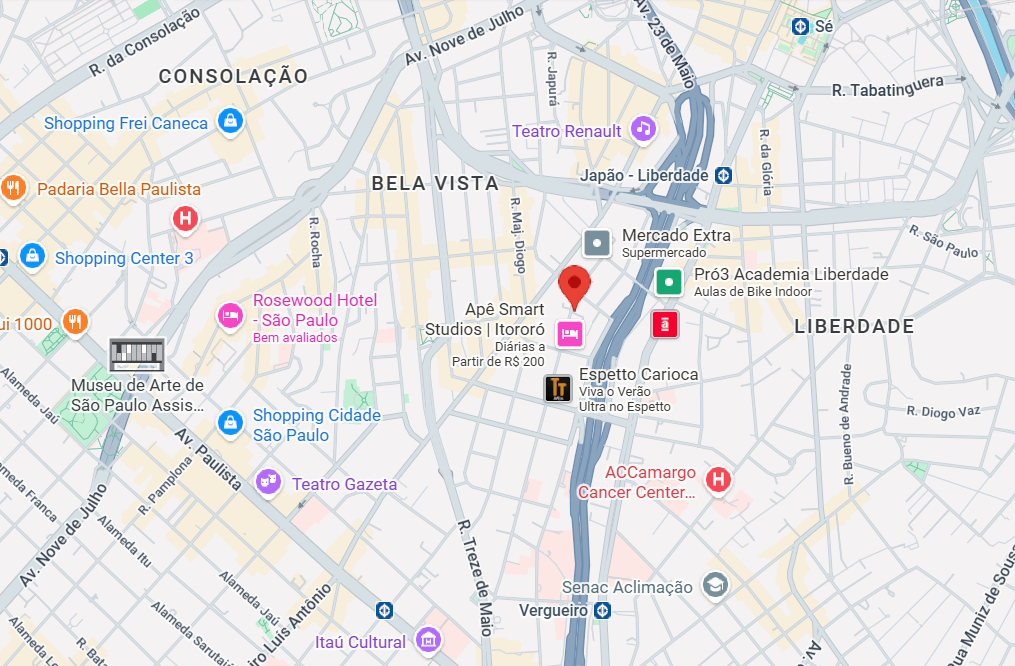 Apartamento 23,15m² - Bela Vista, São Paulo/SP