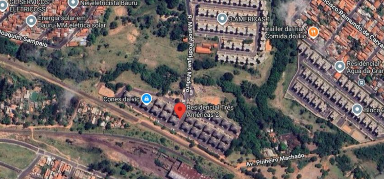 Apartamento 51,77m² - Nucleo Hab. Ver. Edson Francisco da Silva, Bauru/SP