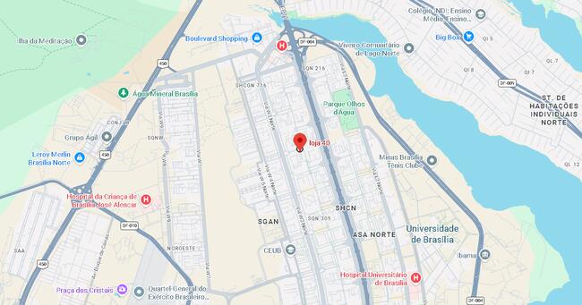 Loja 24,99m²- Asa Norte, Brasília/DF