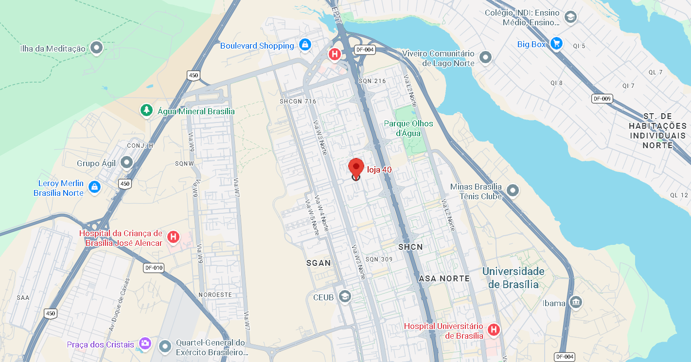 Loja 24,99m²- Asa Norte, Brasília/DF