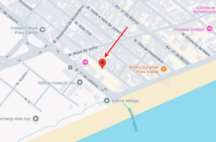 Apartamento 32,00m²- Nova Mirim, Praia Grande