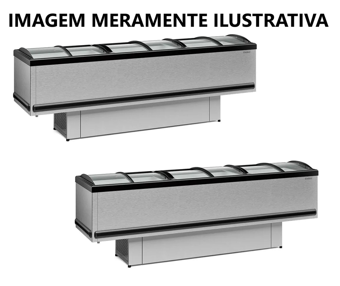 Bens Diversos - 2 Ilhas Gelopar para Congelador 6 portas cada, Centro Rio Claro/SP