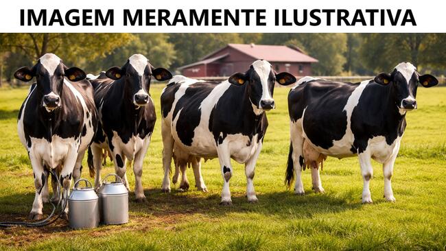 Animais - Vacas Girolanda, Indiaporã/SP