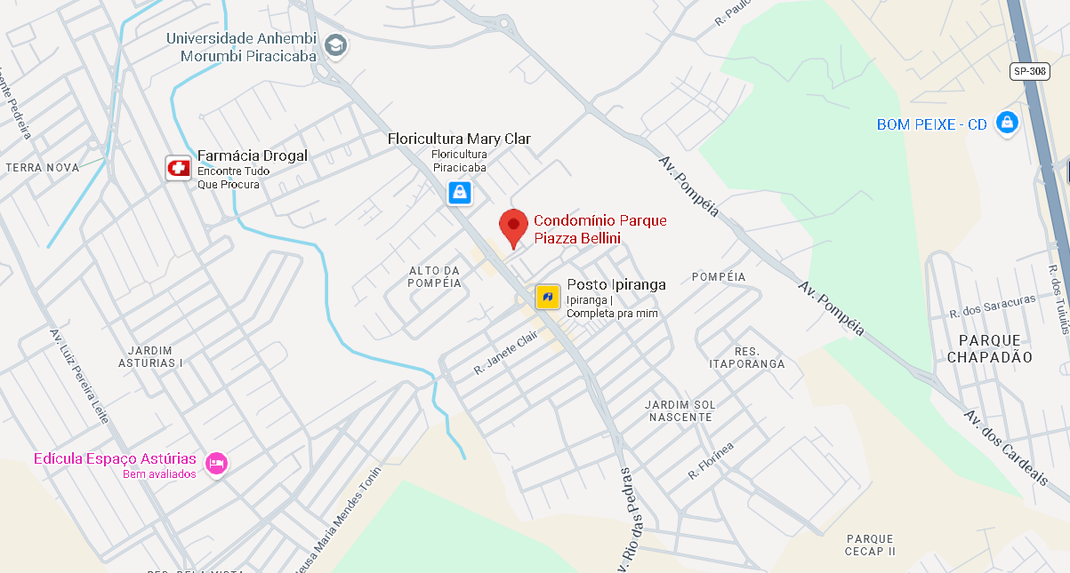 Apartamento 45,95m²- Nova Pompéia, Piracicaba/SP